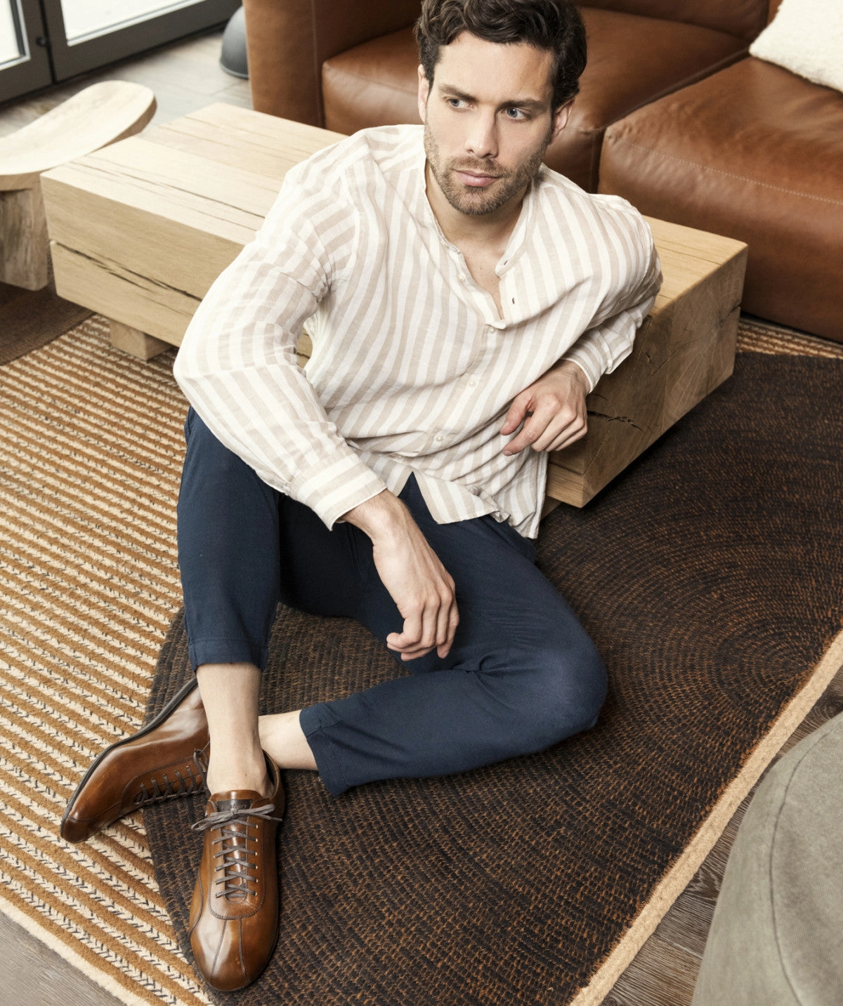 Copan Brown Sneakers Dynamic Presence Form-Focused