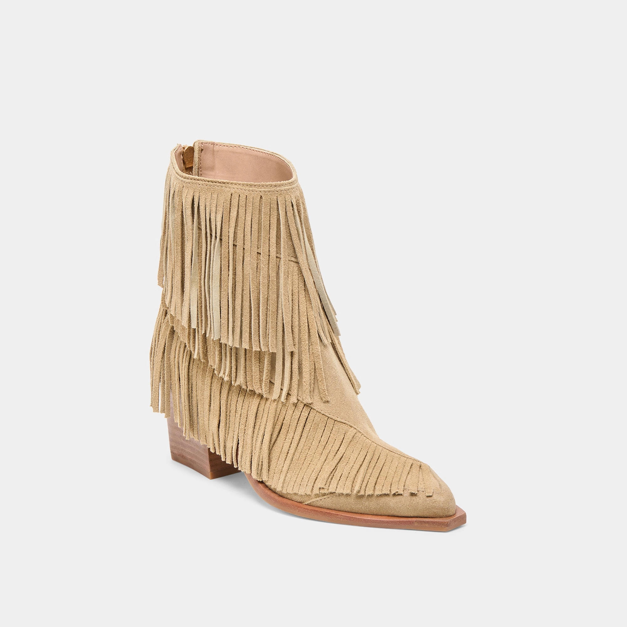 Sleek Comfortwear Torey Booties Dk Taupe Suede