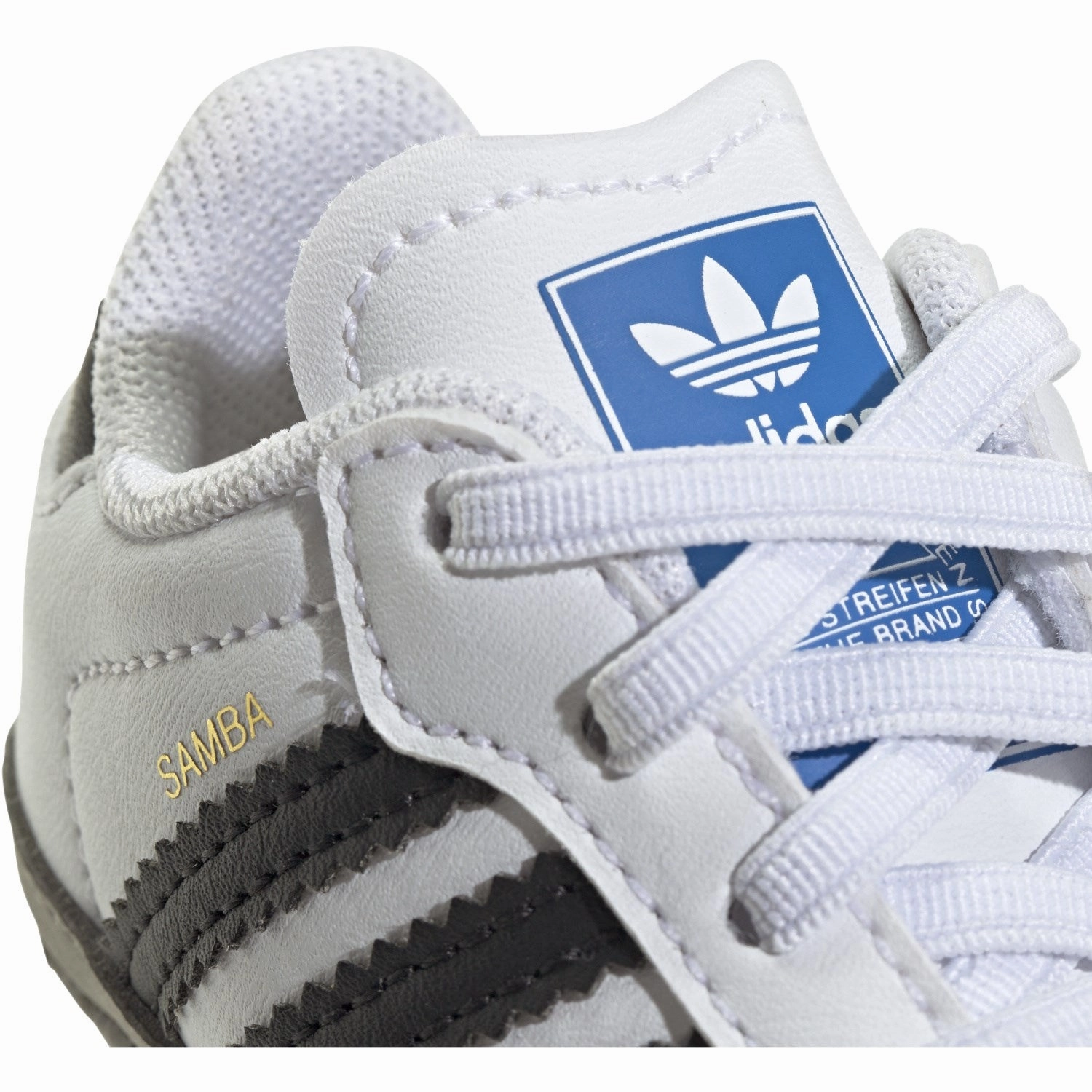 Adidas Originals Ftwr White/Core Black/Clear Granite Samba Crib Sneakers Active Corewear All-Day Movement