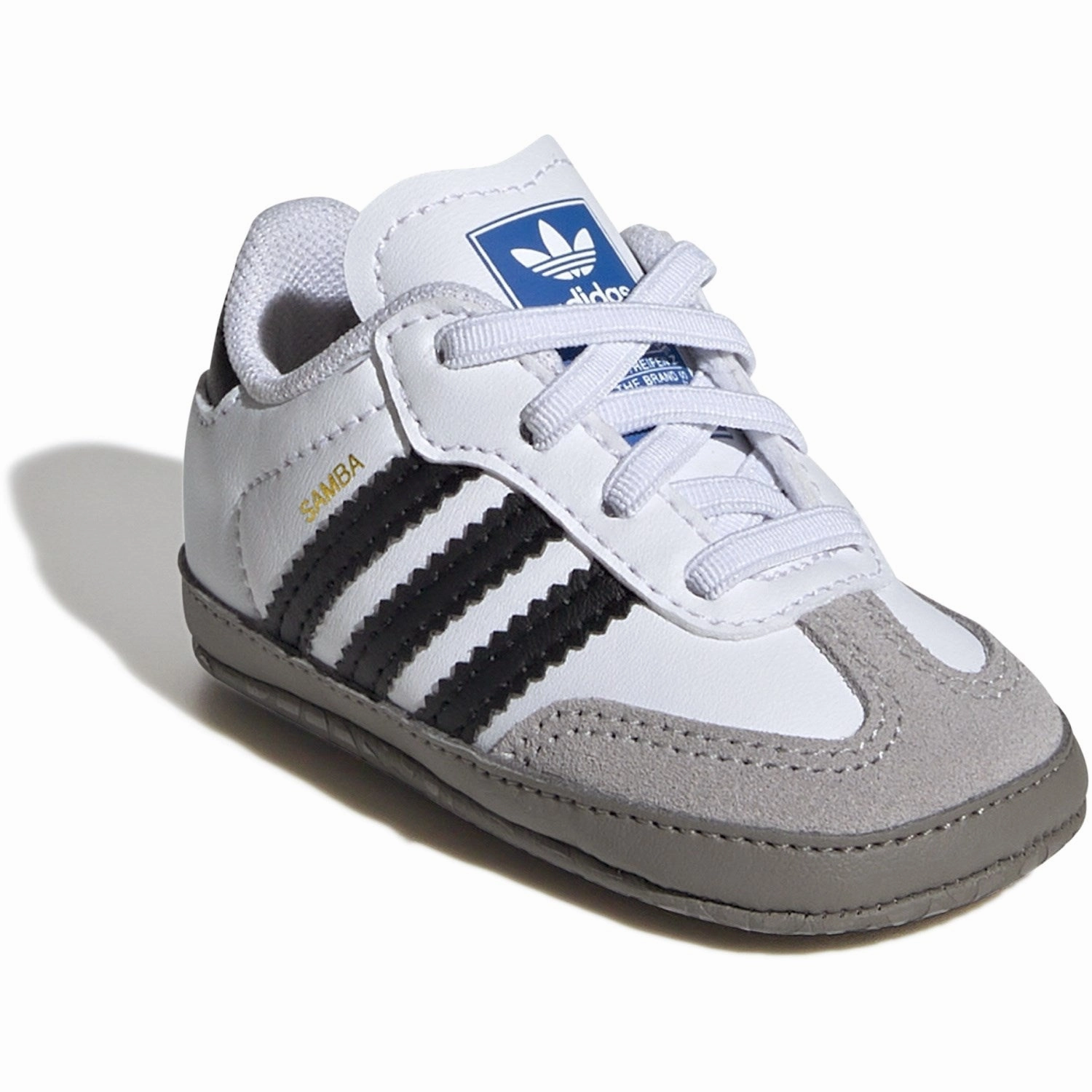 Motion Meets Design Urban Core Adidas Originals Ftwr White/Core Black/Clear Granite Samba Crib Sneakers