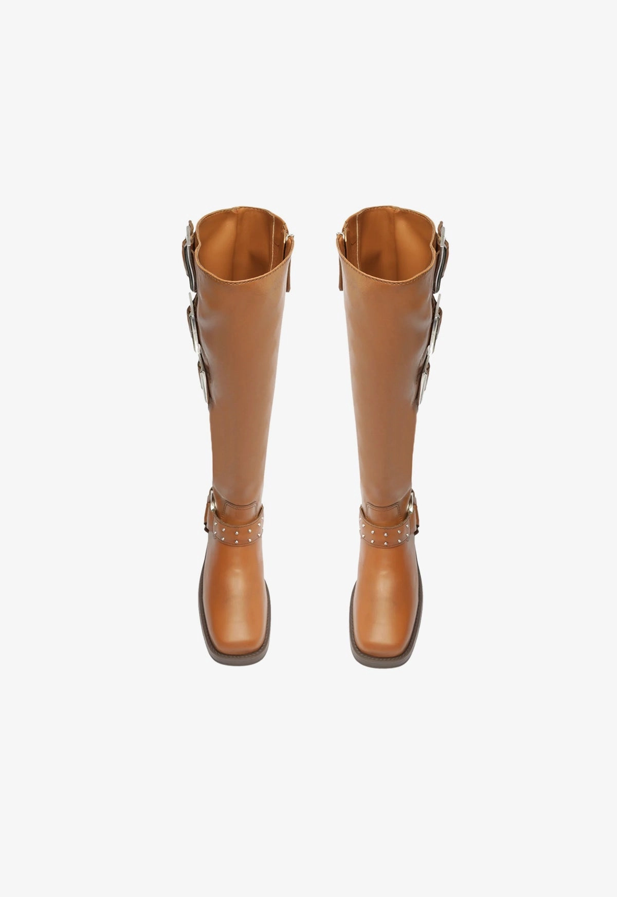Luccia Buckle Graxo Leather Boot Reimagined Comfort Minimal Mode