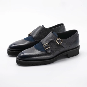 Miquel Decon Double Monk Shoe - Orion Handmade Patina Form And Function Edge And Ease