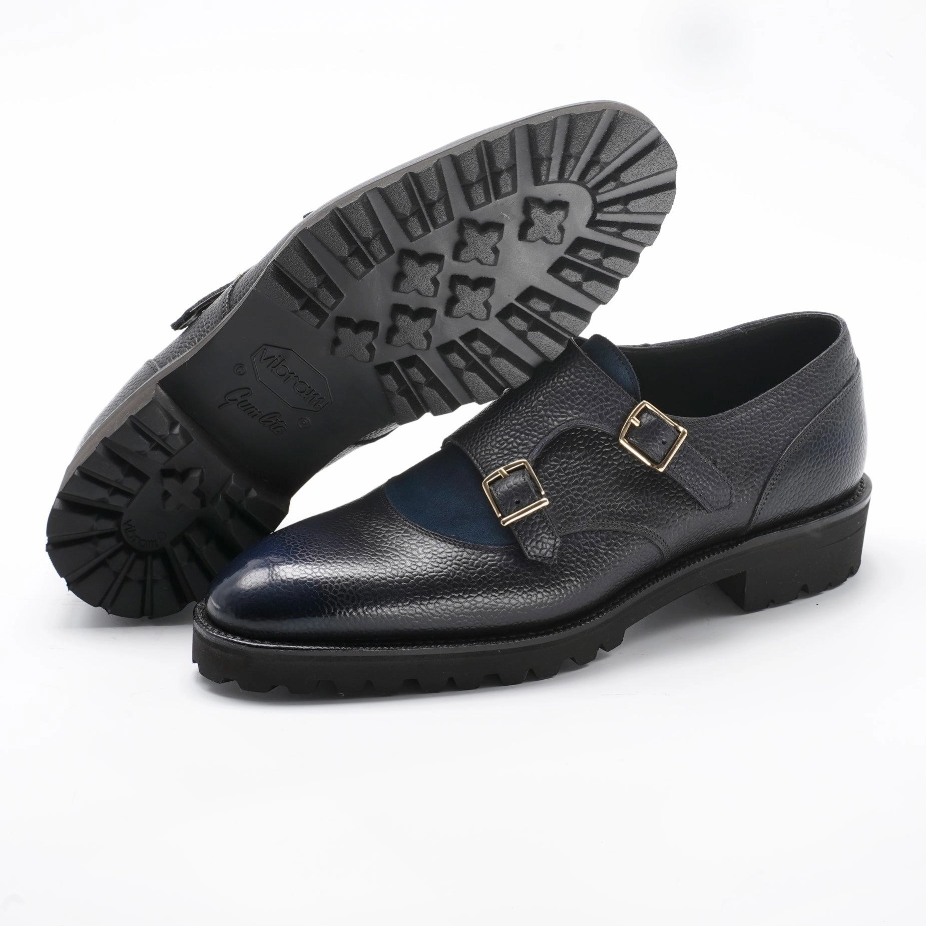 Designed To Explore Miquel Decon Double Monk Shoe - Orion Handmade Patina