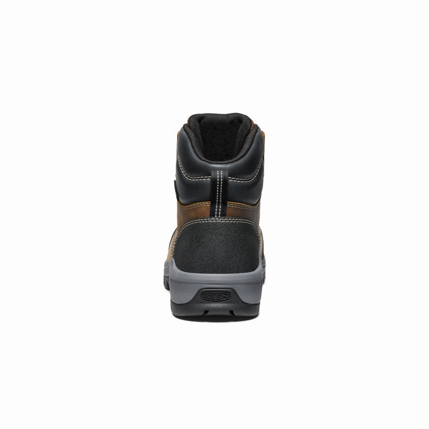 Women'S Evanston 6" Waterproof Boot Int Met (Carbon Toe)  |  Bison/Black Clean Attitude Wear The Moment