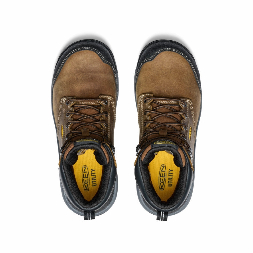 Streamline-Ready Women'S Evanston 6" Waterproof Boot Int Met (Carbon Toe)  |  Bison/Black