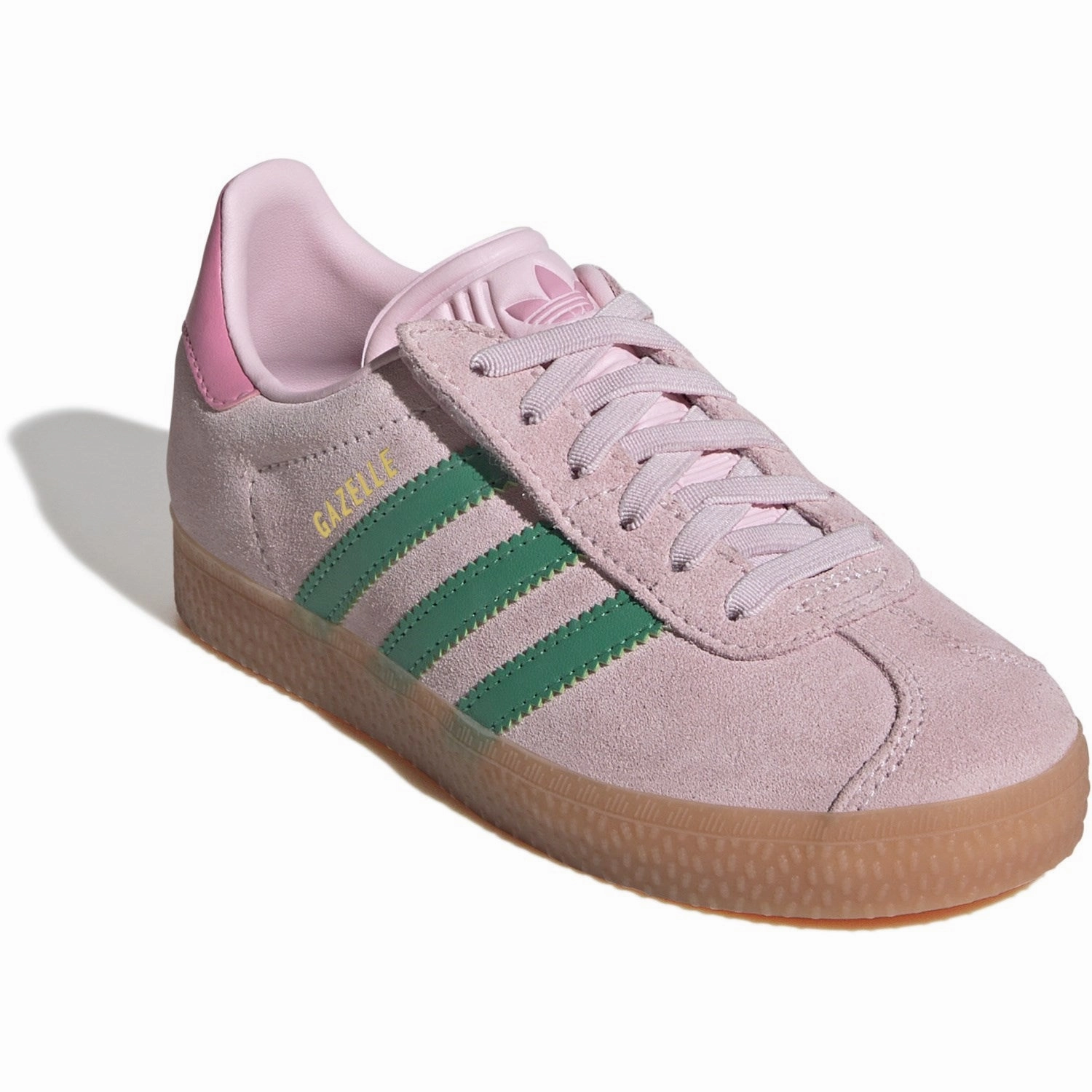 Future-Ready Streamline Your Day Adidas Originals Clear Pink/Court Green/Bliss Pink Gazelle Cf El C Sneakers