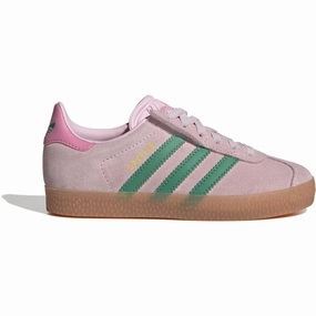 Layer Logic Adidas Originals Clear Pink/Court Green/Bliss Pink Gazelle Cf El C Sneakers