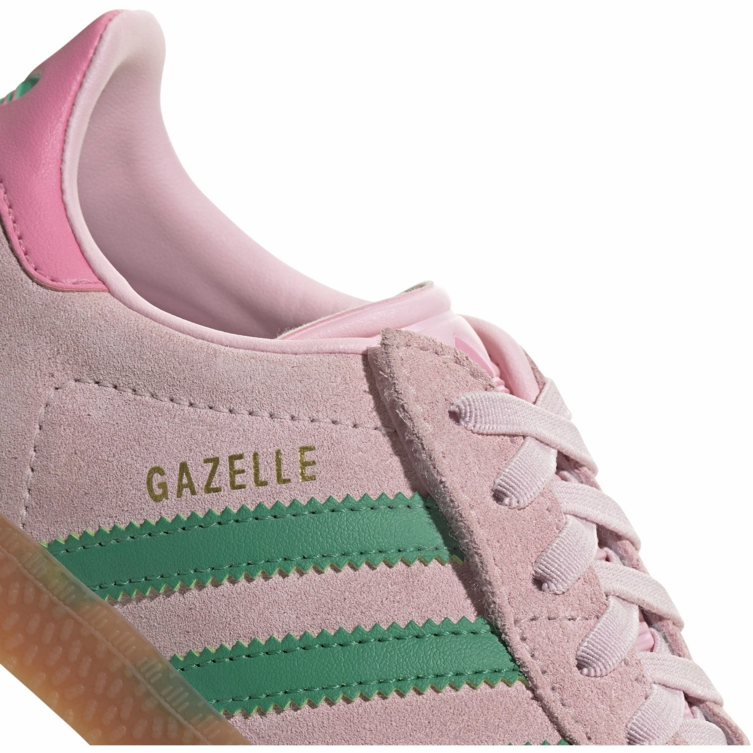 Refined Moves Adidas Originals Clear Pink/Court Green/Bliss Pink Gazelle Cf El C Sneakers