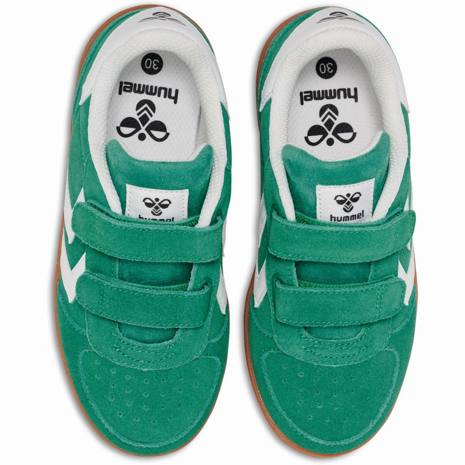 Simplify Style Hummel Pepper Green Victory Suede Ii Low Sneakers