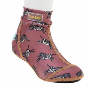 Multi-Context Fit Duukies Beachsocks Zebra Raspberry