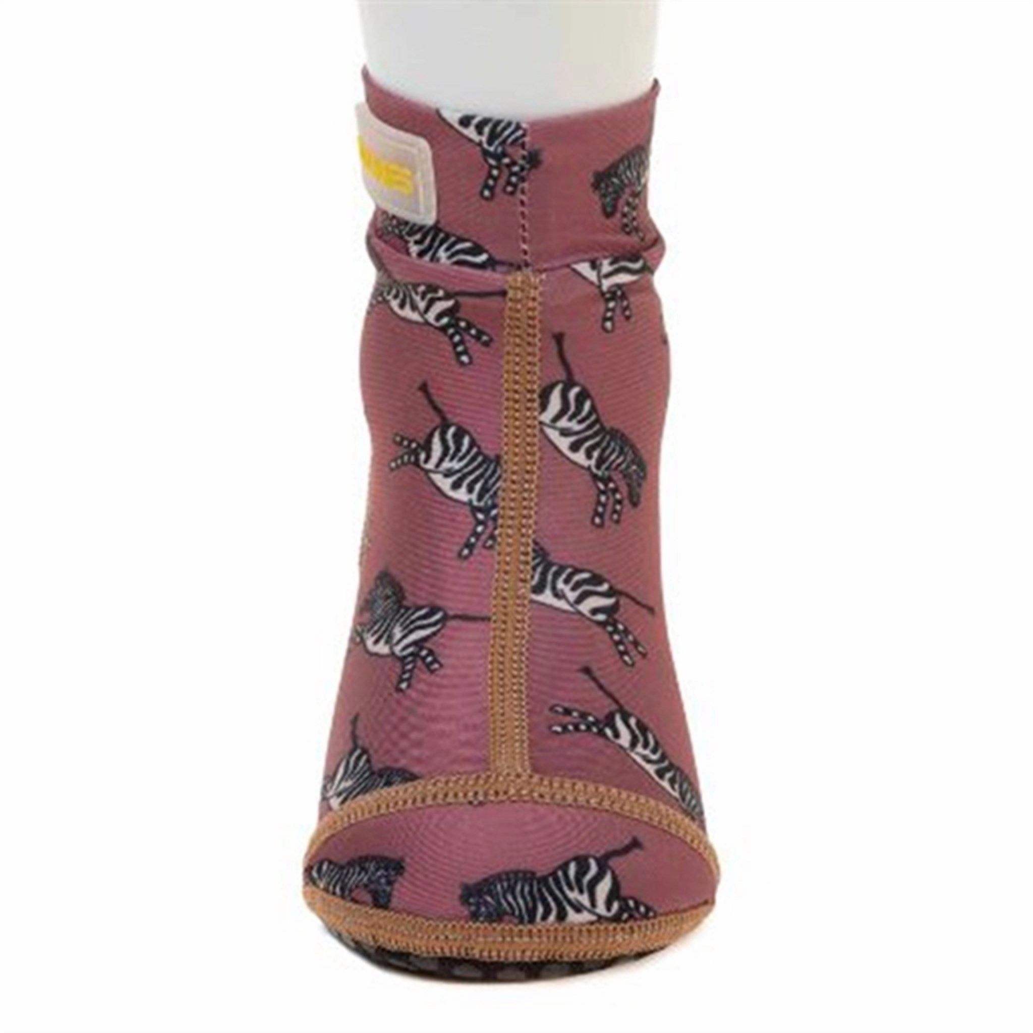 Precision Lifestyle Duukies Beachsocks Zebra Raspberry