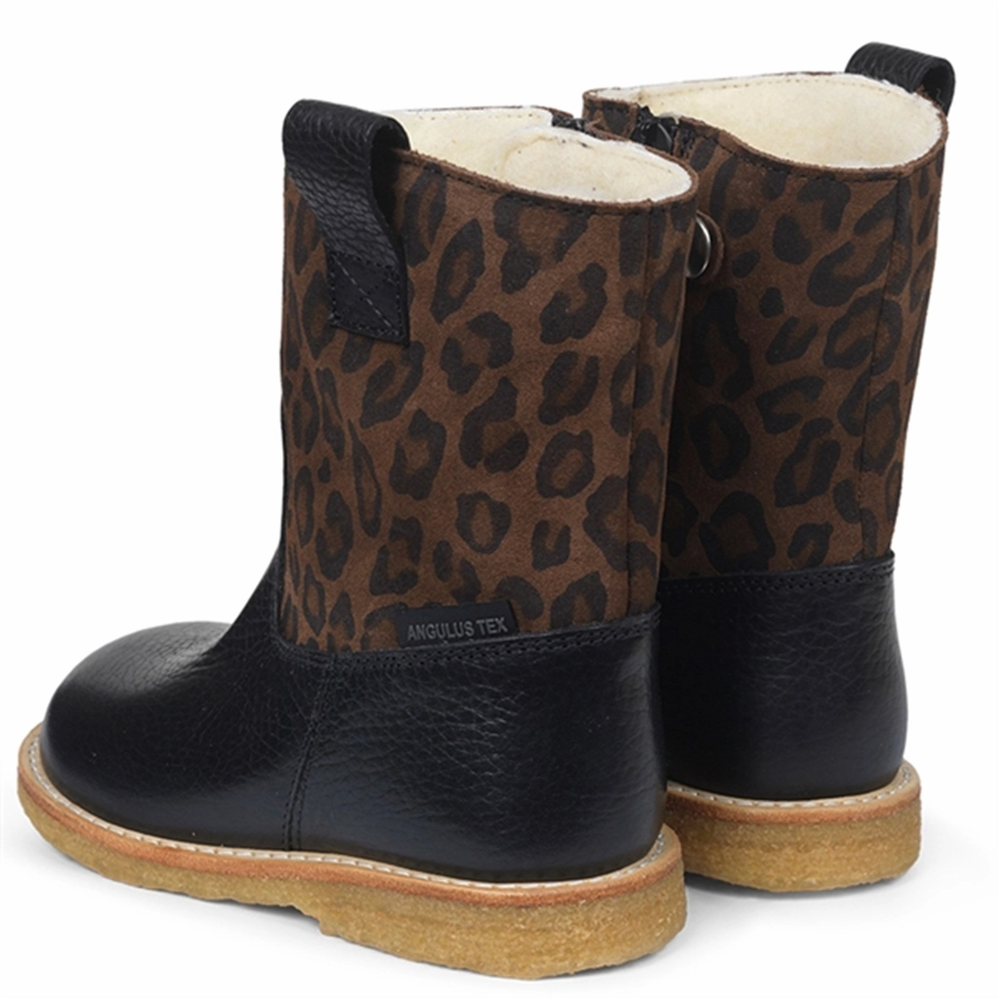 Comfort In Motion Future In Motion Angulus Tex-Boots W. Zipper Black/Brown Leo