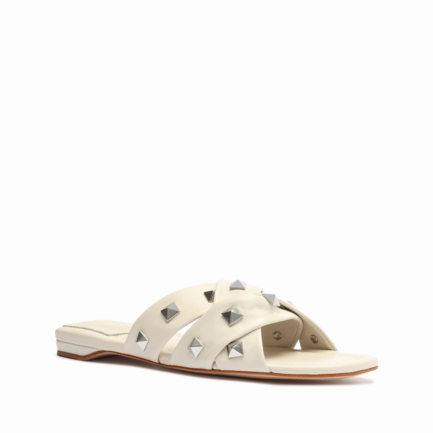 Effortless Minimal Roxanne Nappa Leather Sandal