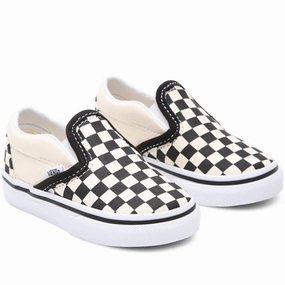 Pure Rhythm Active Living Vans Classic Slip-On Black/White Checkerboard Sko