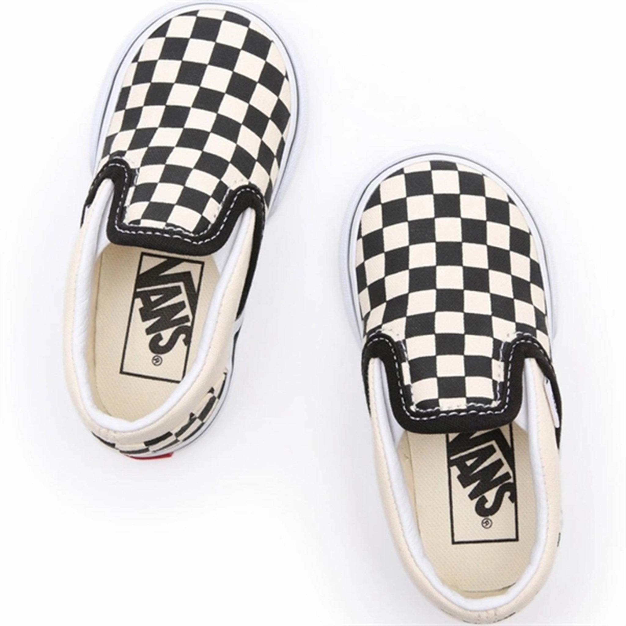 Function With Style Vans Classic Slip-On Black/White Checkerboard Sko