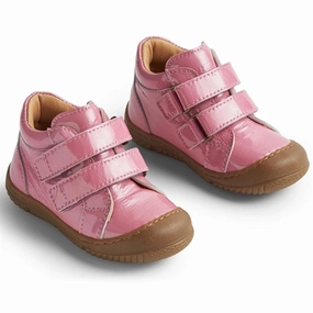 Wheat Shoe Double Velcro Ivalo Patent Pink Engineered For Flow