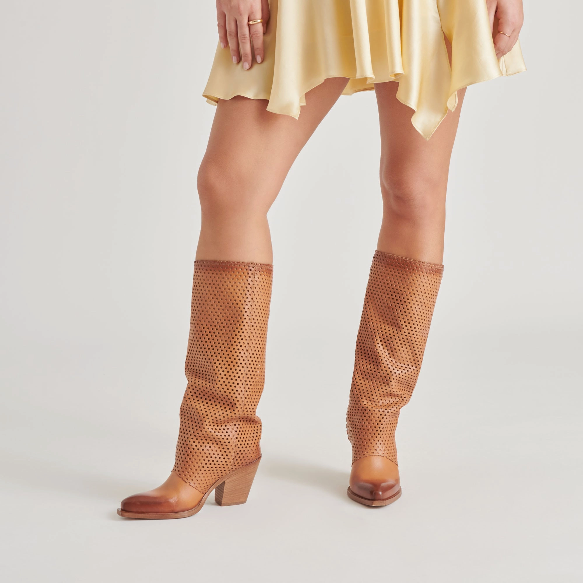 Boone Boots Cognac Leather Everyday Sleek Purpose-First Outfit
