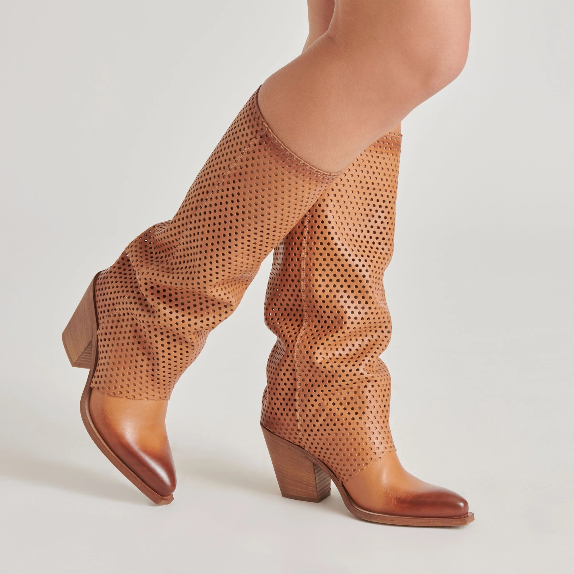 Wear Your World Curated City Boone Boots Cognac Leather