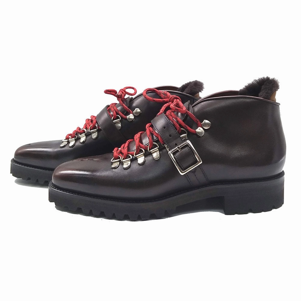 Adapted Living Design In Focus Borcego Mountain Boot With Strap Mto - Black Coffee
