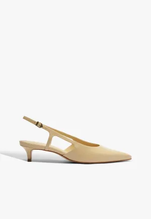 Comfort Redefined Calm Aesthetic Boris Kitten Leather Pump