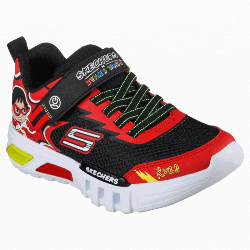 Boys Ryan World Flex Flow Red Titan Essentials On Point Adapt-Fit Gear