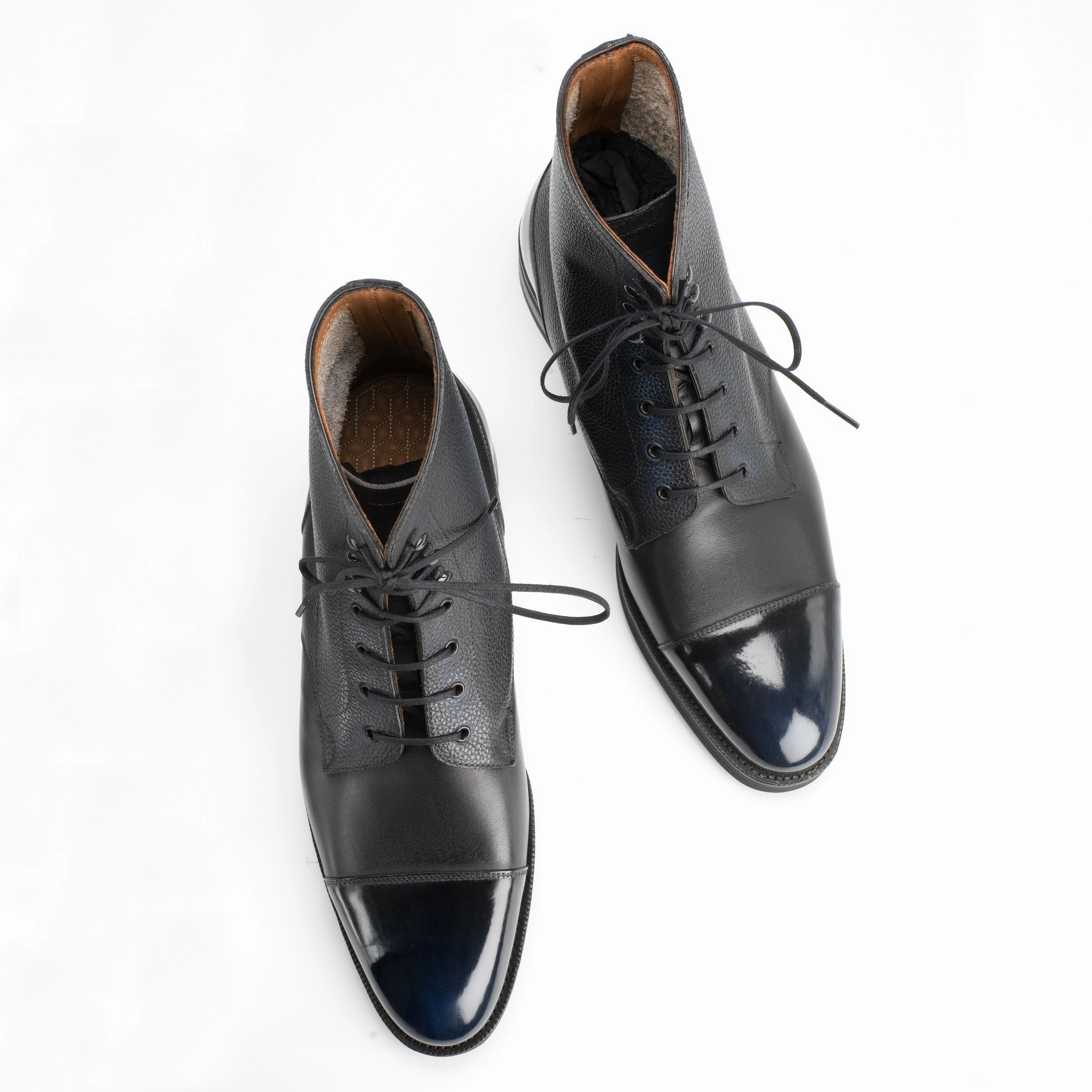 Everyday Ease Coolly Crafted Hemingway Derby Boot - Orion Handmade Patina