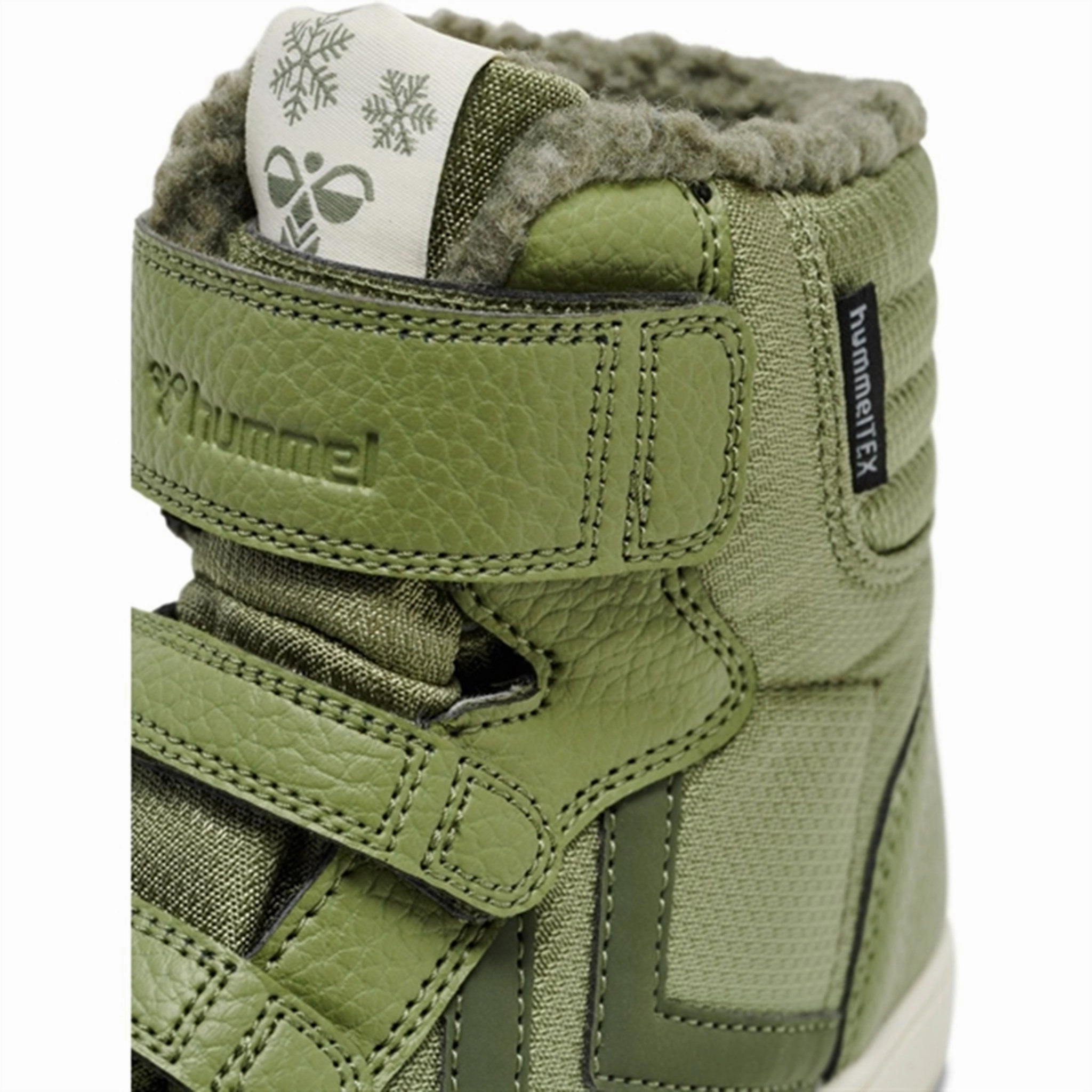 Hummel Stadil Super Poly Boots Recycled Tex Jr Oil Green Flow With Confidence Comfort All Ways