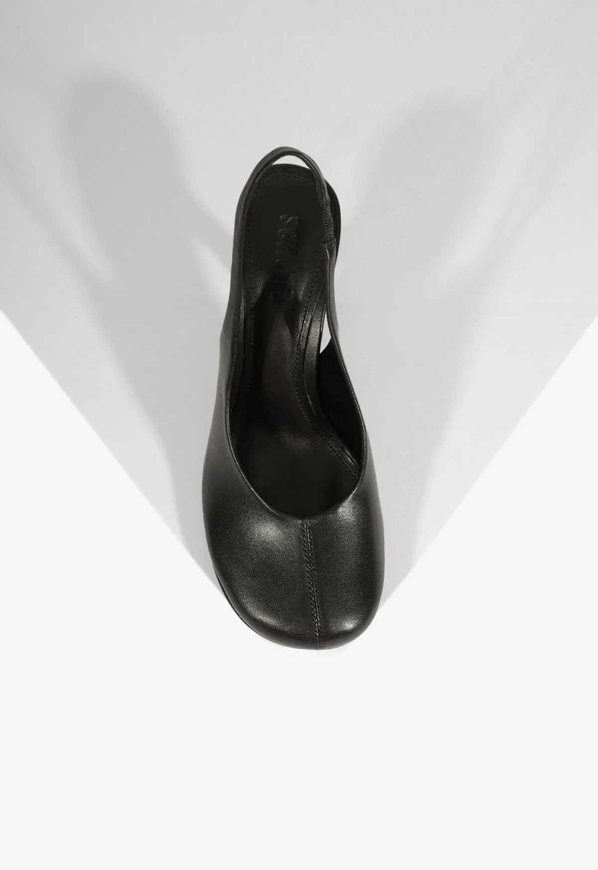 Minimalist Edge Brigitte Sling Leather Pump