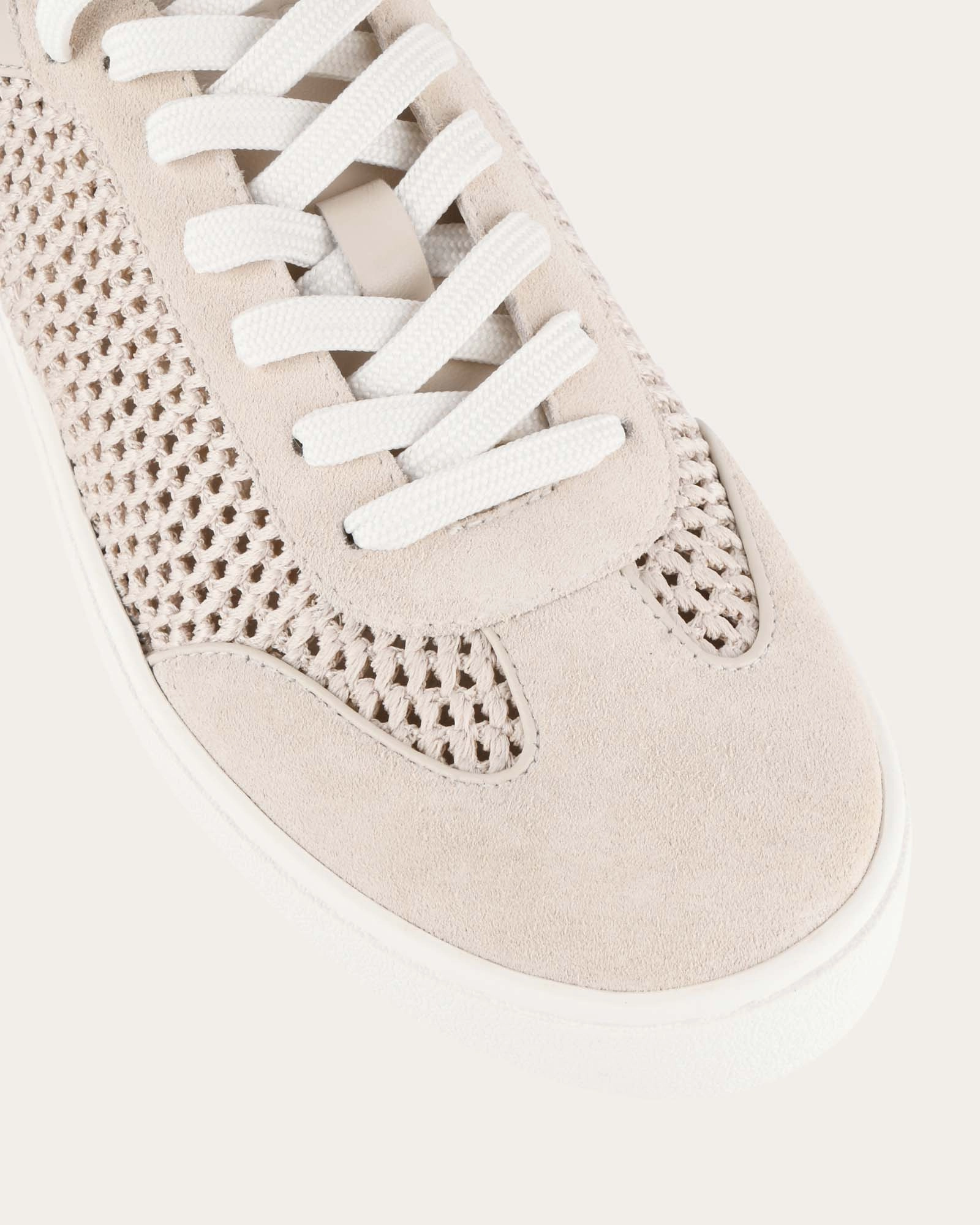 Britt Sneakers Bone Crochet Step Into Rhythm Carry Your Vibe