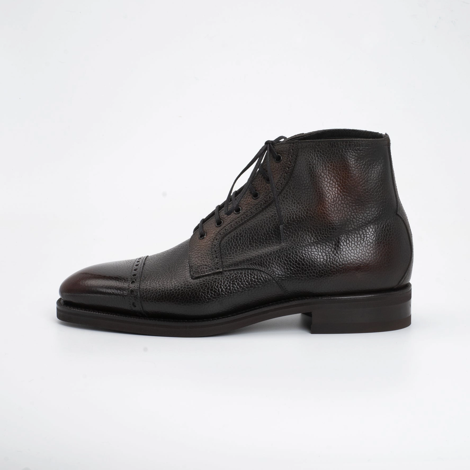 Brossa Derby Boot - Espresso Patina Layer Mindset Modular Uniform