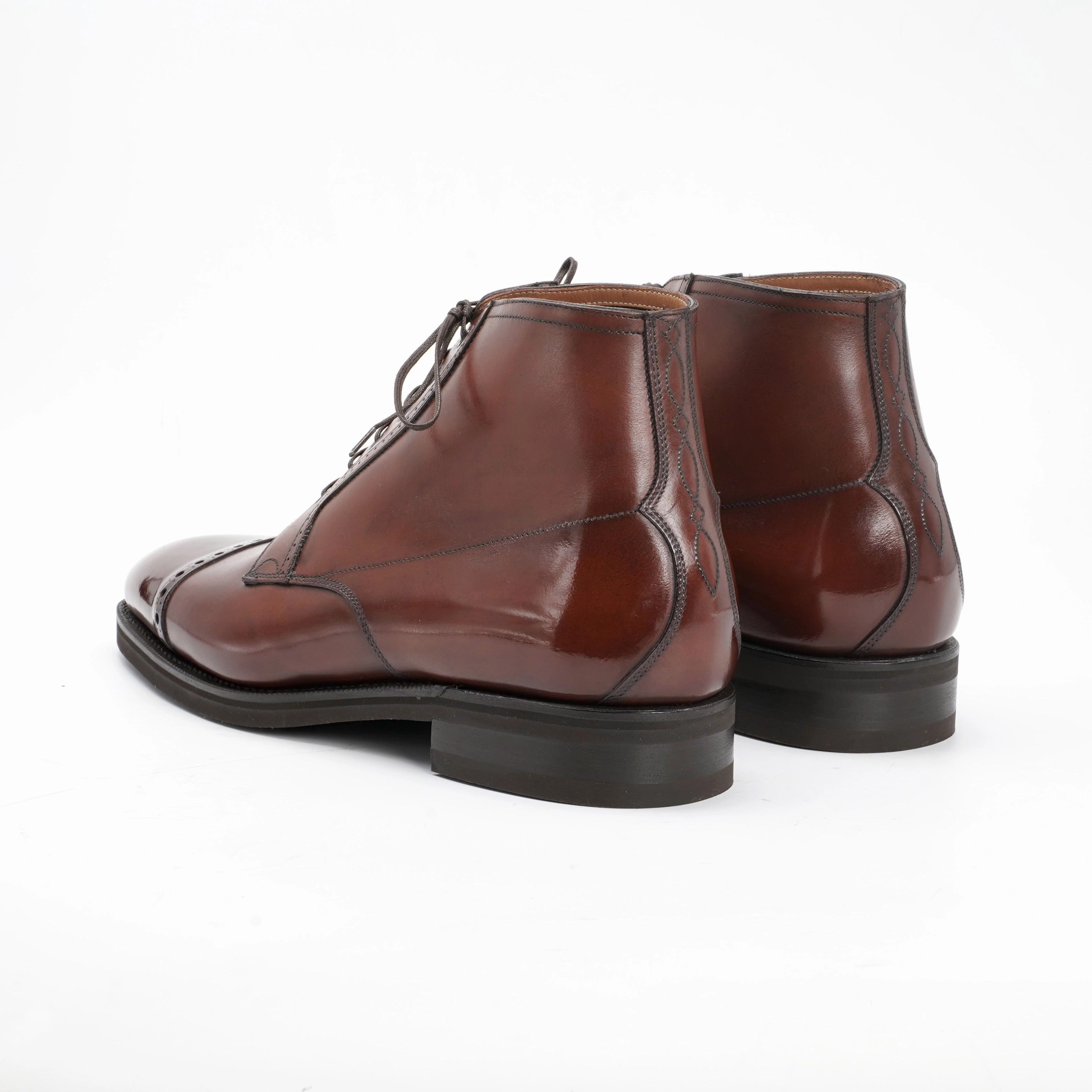 Brossa Derby Boot - Rosewood Smart Casual Design-First