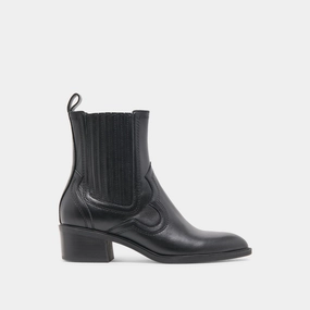 Bold In Simplicity Your Daily Layer Brylee H2O Booties Black Leather