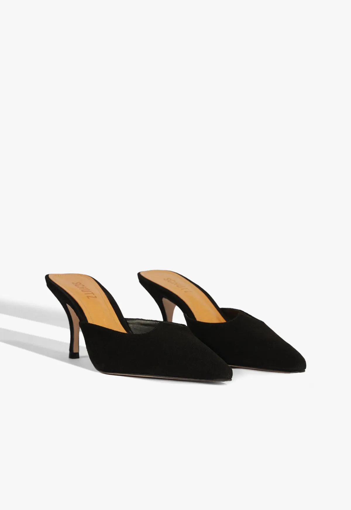 Buffy Mid Stiletto Black Pump Versatile Gear Quiet Design