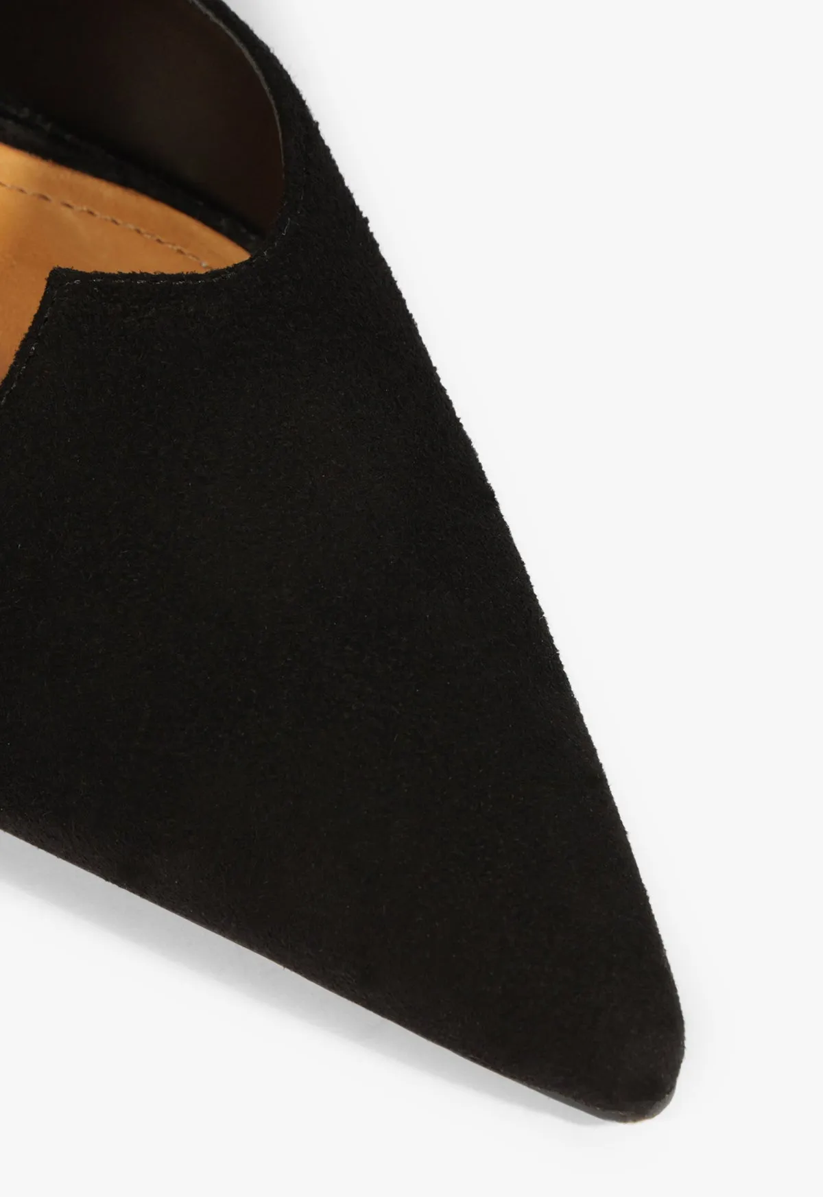 New Neutral Adaptable Pieces Buffy Mid Stiletto Black Pump