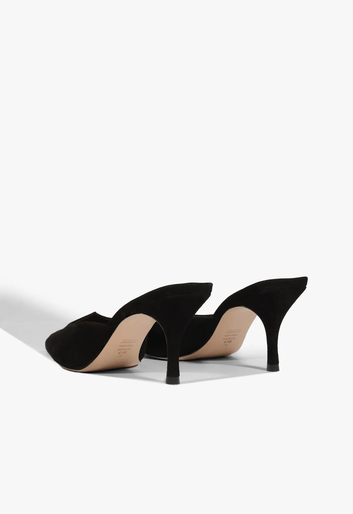 Buffy Mid Stiletto Black Pump Driven By Comfort