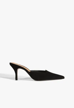 Buffy Mid Stiletto Black Pump Built For Motion