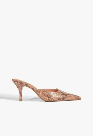 Buffy Mid Stiletto Snake Pump Everyday Outlook