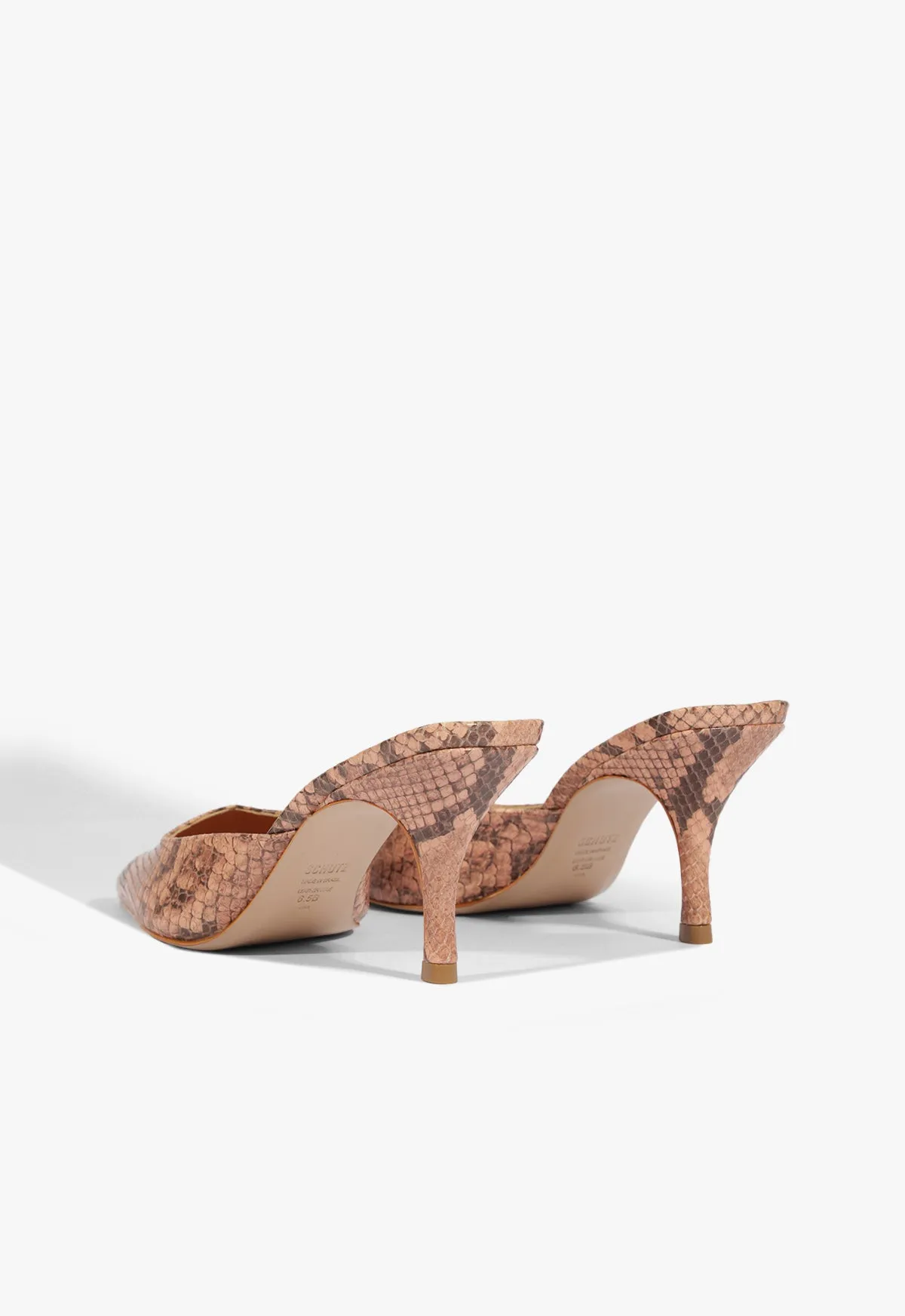 Buffy Mid Stiletto Snake Pump Essence Wear Timeless Cool