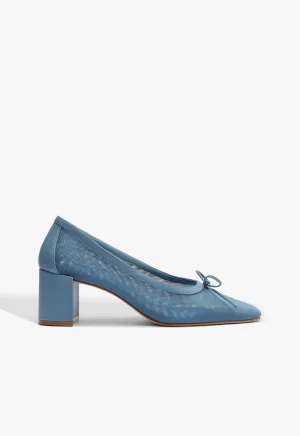 Arissa Block Mesh Fabric Pump Subtle Style Gear