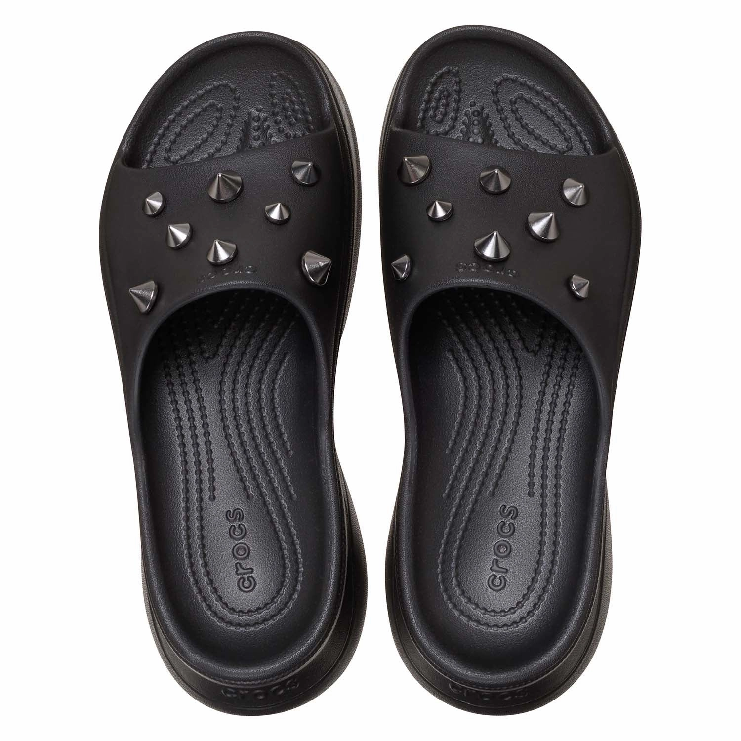 Modern Utility Simple Uniform Bae Studded Slide