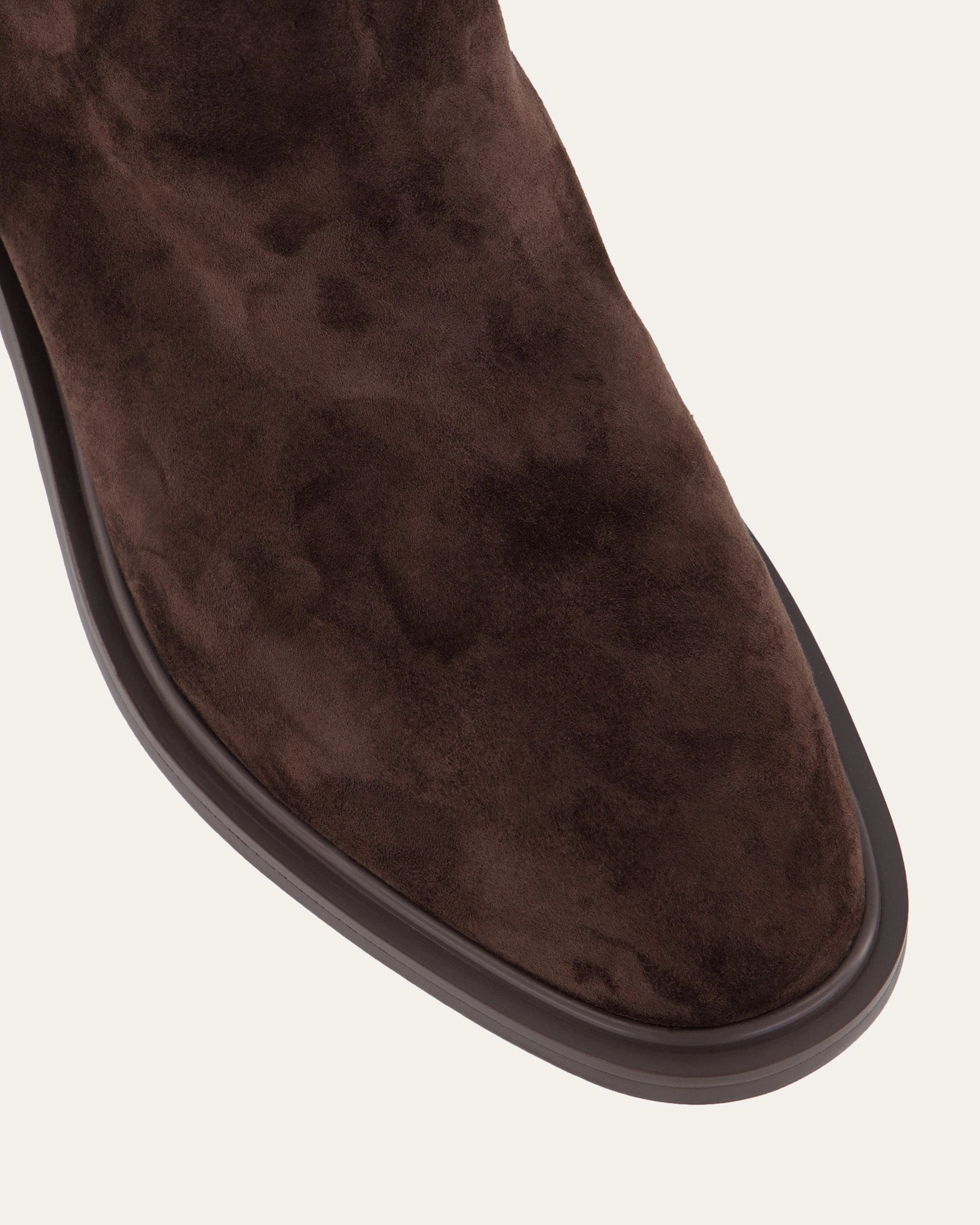 Mason Flat Ankle Boots Bitter Choc Suede Everyday Innovation