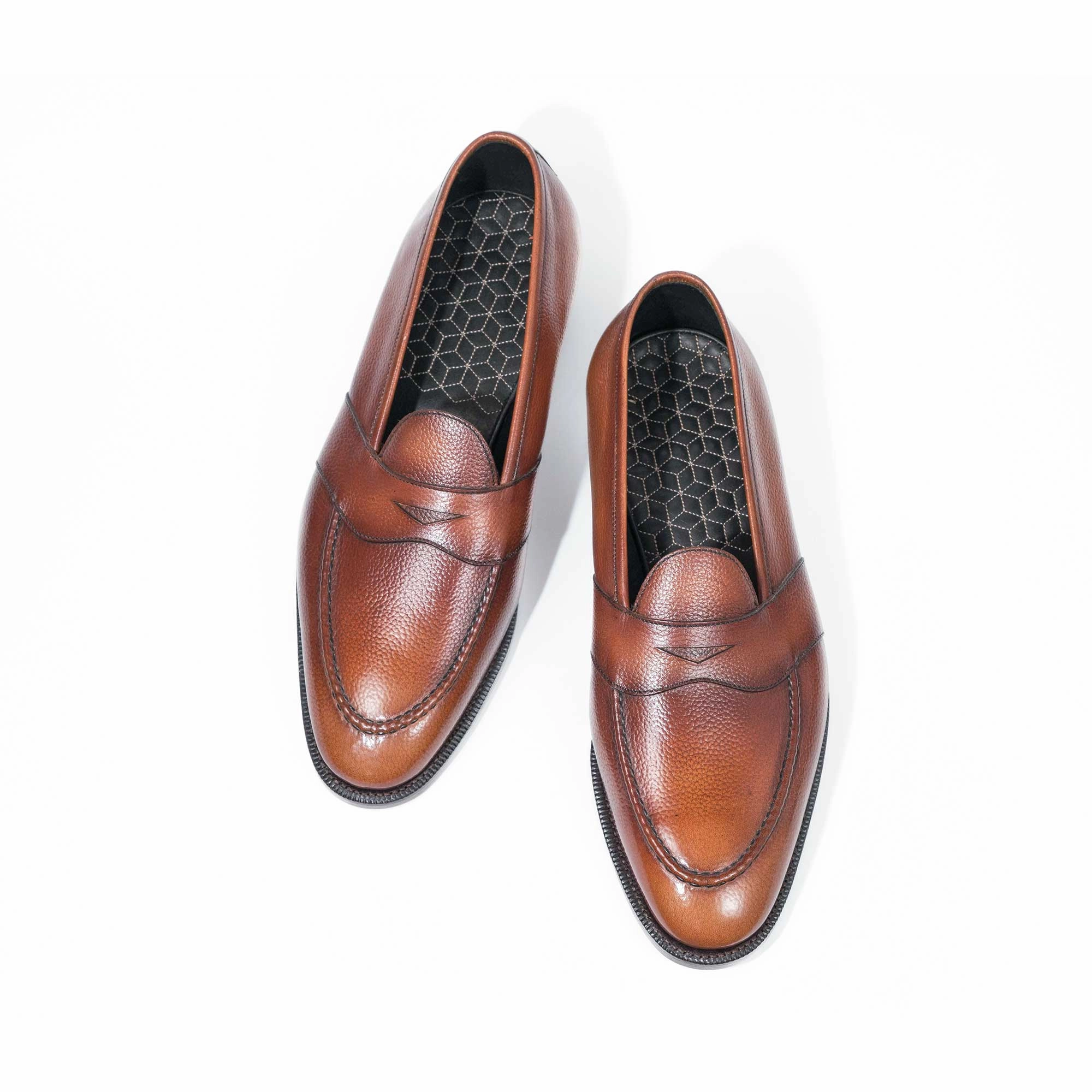 Piet Penny Loafer Mto - Cognac Handmade Patina Uncomplicated Fit