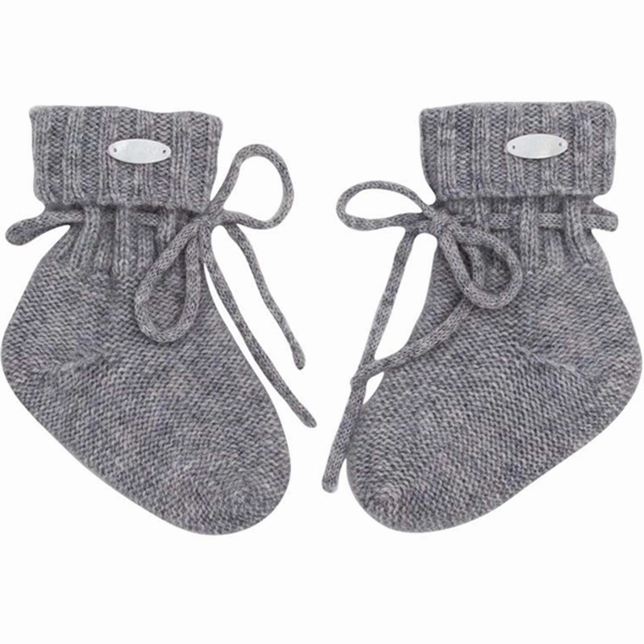 Essential Uniform Sleek Presence Holmm Oxford Stumpi Cashmere Knit Booties