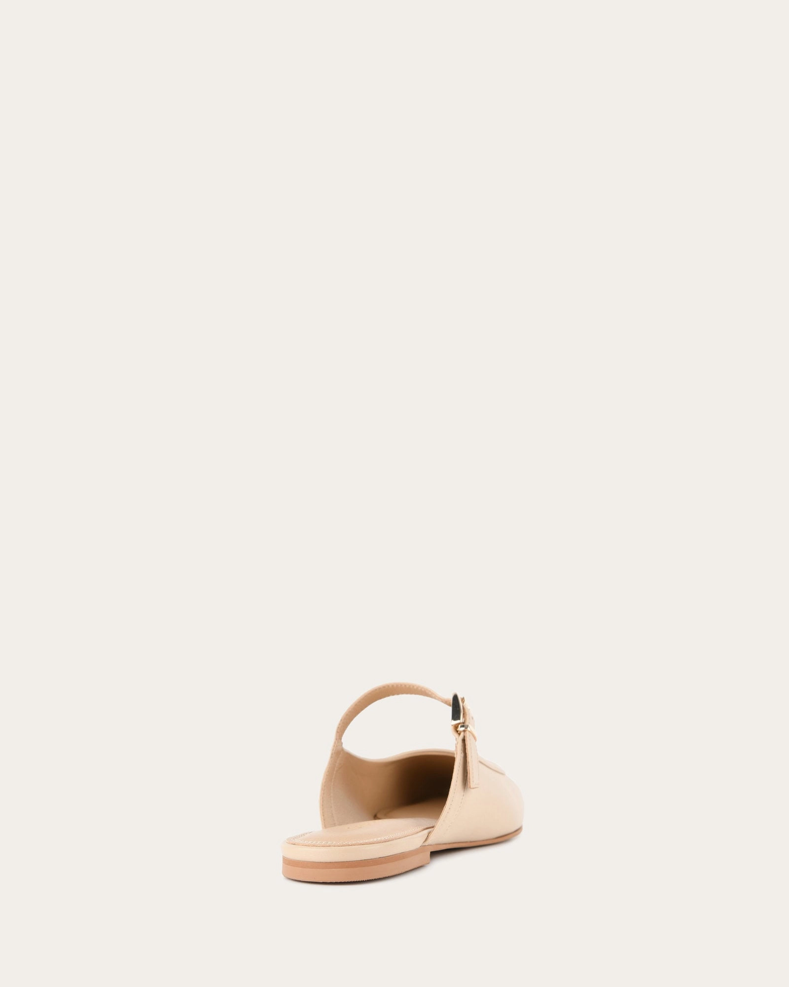 Sammy Dress Flats Sand Leather Form-Centered