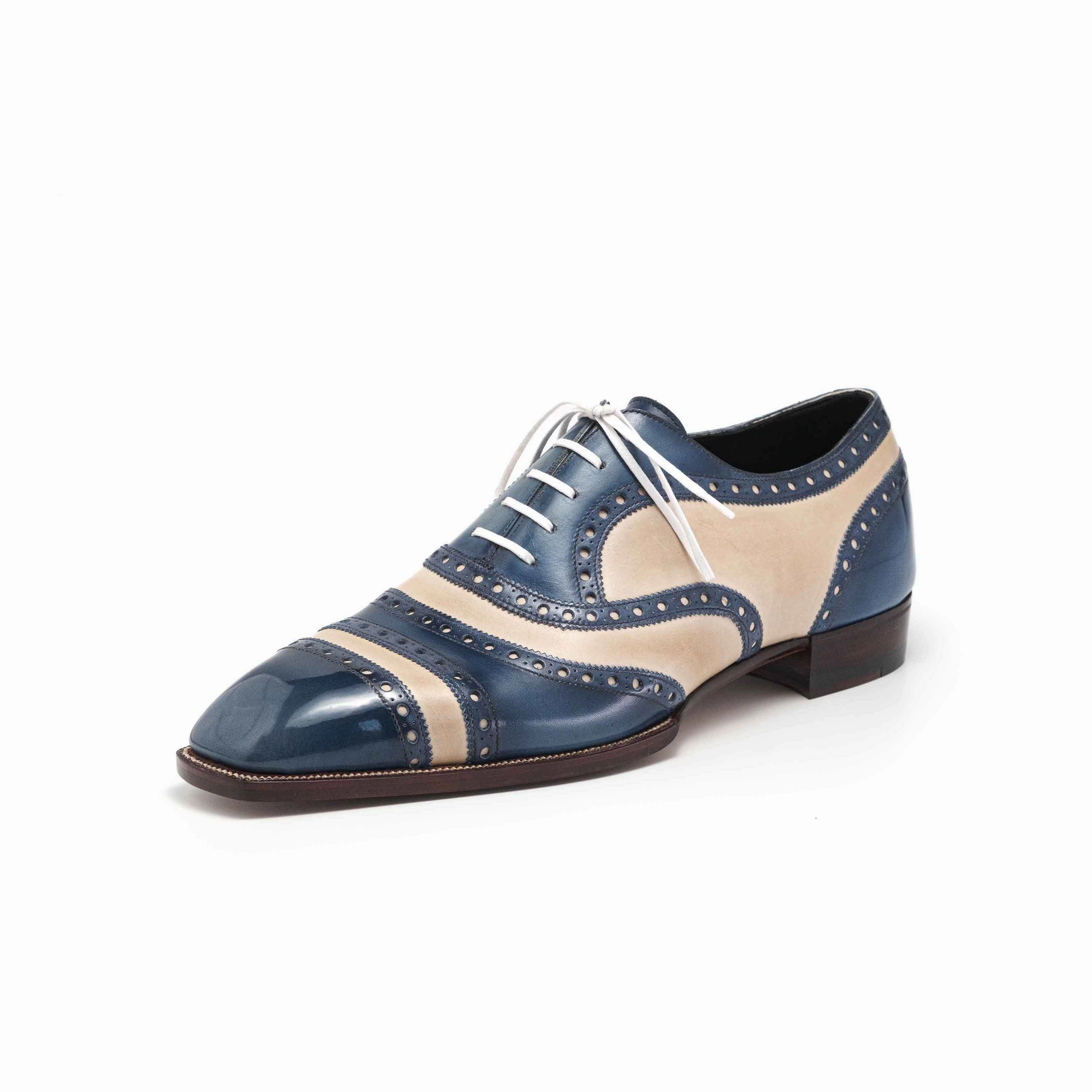 Modular Motionwear 1202 Collection - Handmade Full Brogue Spectator Oxford
