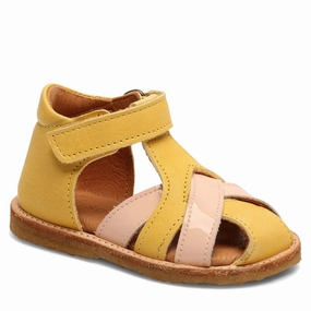 Bisgaard Alva Sandal Lemon Your Everyday Edge Anytime Movement