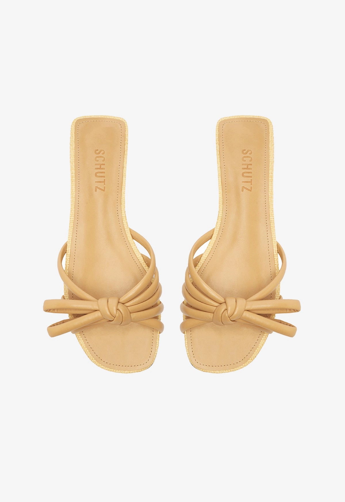 Constant Vibe Blossom Lightwood Flat Sandal