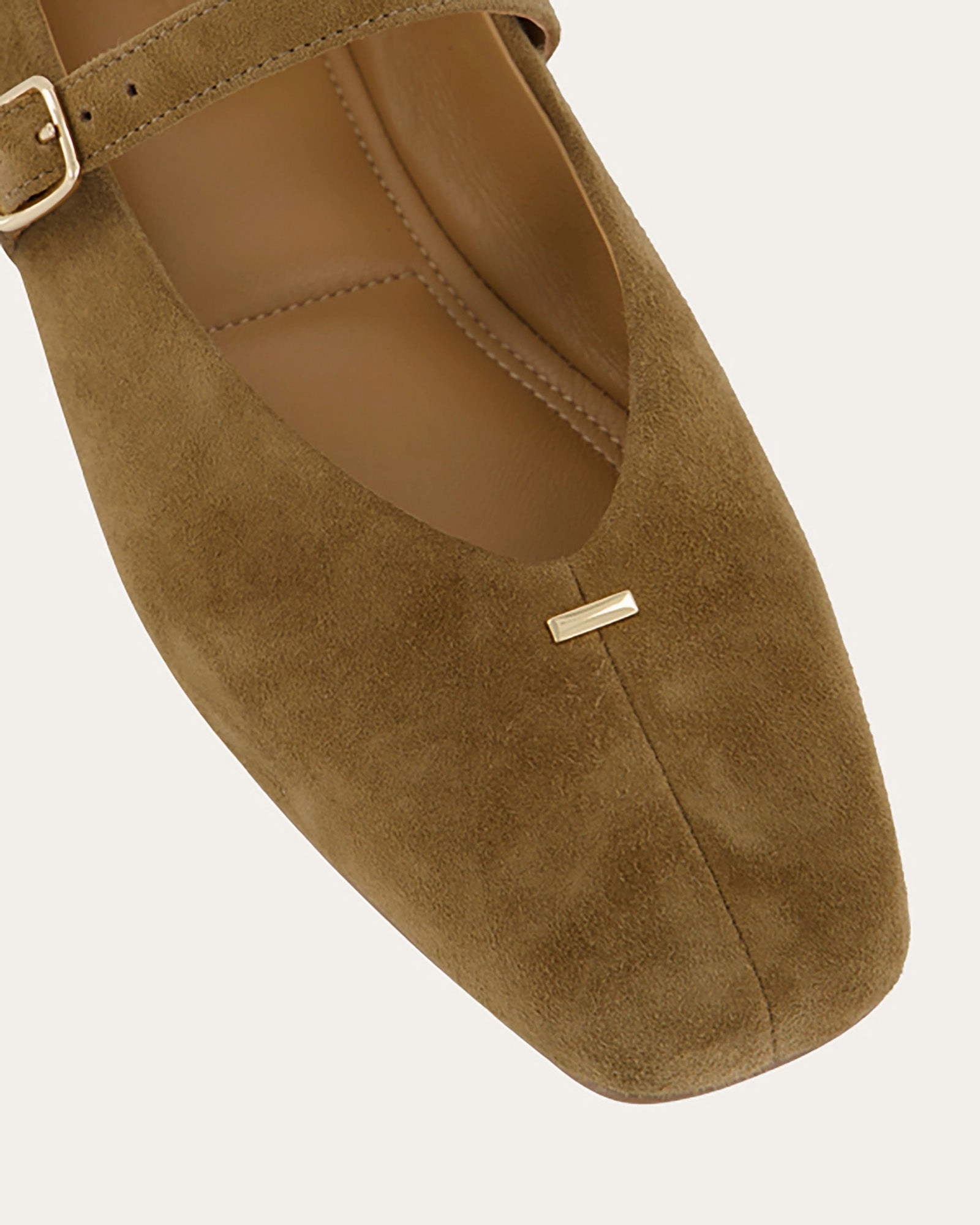 April Casual Flats Bark Suede Go-Gear Essentials On Point
