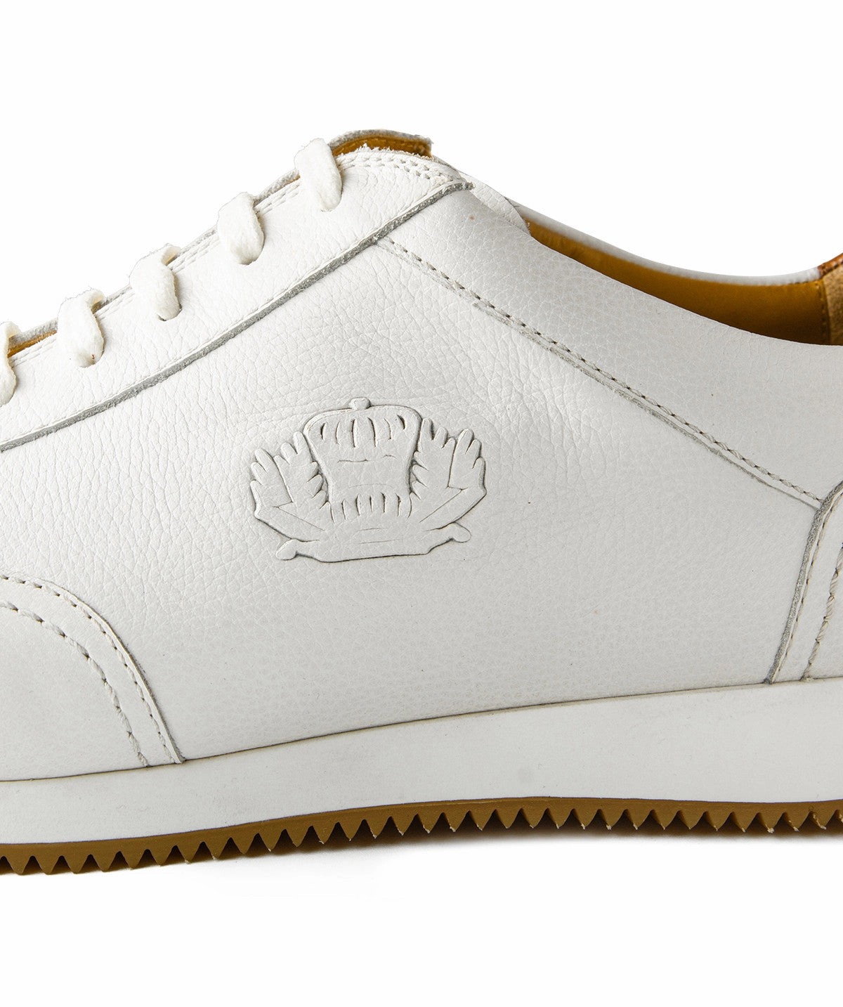 Cameron Grained White Sneakers The New Essential