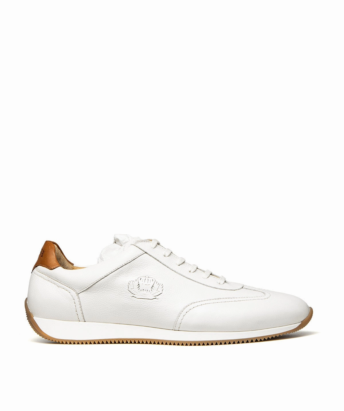 Function-Refined Cameron Grained White Sneakers